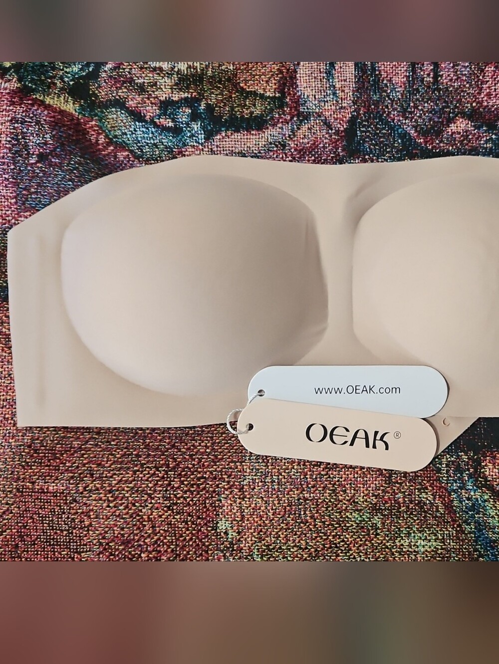 OEAK Seamless Strapless Nude Bra